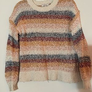 FREE SHIPPING Madewell Chunky Knit Striped Sweater